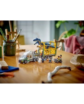 LEGO JURASSIC WORLD 76966 Dinomisje: ciężarówka do transportu allozaura