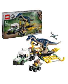 LEGO JURASSIC WORLD 76966 Dinomisje: ciężarówka do transportu allozaura