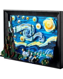 LEGO Ideas 21333 „Gwiaździsta noc” Vincenta van Gogha