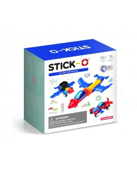 MAGFORMERS Klocki magnetyczne Stick-O zestaw miejski 16 elementów 902003