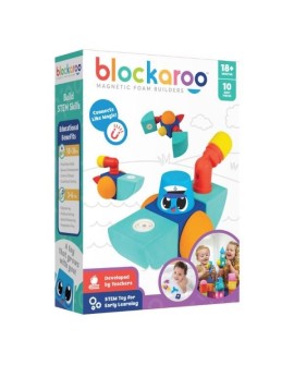 Klocki magnetyczne BLOCKAROO Zestaw mały HOLOWNIK 10 el.