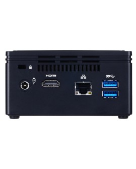 GIGABYTE GB-BACE-3160 komputer typu barebone Wielkość PC 0.5L Czarny J3160 1,6 GHz Mini J3160 HD 400 DOS 2Y