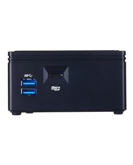GIGABYTE GB-BACE-3160 komputer typu barebone Wielkość PC 0.5L Czarny J3160 1,6 GHz Mini J3160 HD 400 DOS 2Y