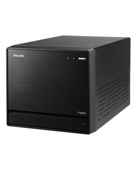 Shuttle XPC cube SW580R8 komputer typu barebone Sześcian Czarny Intel W580 LGA 1200 (Socket H5)