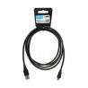 Kabel IBOX USB 2.0 A/B MICRO 1,8M IKU2M18 (USB 2.0 typu A - USB 2.0 typu A 1,8m kolor czarny)