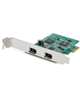 2 PORT PCIE FIREWIRE CARD/TI TSB82AA2 CHIPSET-WIN/MAC