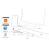 j5create JUA165C zewnętrzna karta graficzna usb