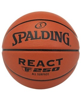Piłka koszykowa Spalding React TF-250 rozm. 7 brązowa 76801Z