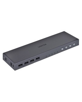 UNITEK V306A przełącznik KVM Szary