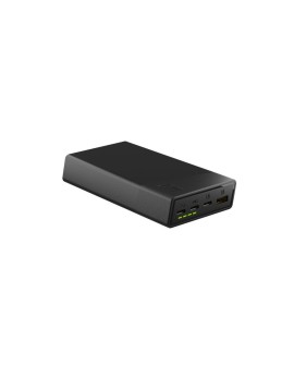 GREEN CELL POWERBANK POWERPLAY 20S CZARNY 20000MAH 22,5W 3X USB-C PD 1X USB-A