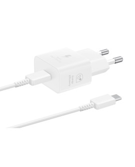 Ładowarka Samsung Power Adapter 25W USB-C Fast Charge 1m White