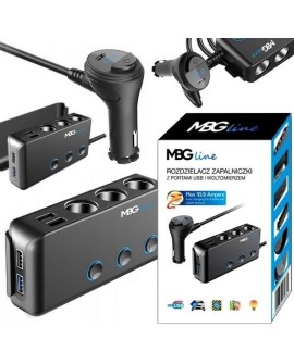 Rozdzielacz gniazda zapalniczki MBG Line HC67C
