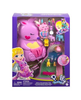 Polly Pocket Kompaktowa torebka Kangurki GKJ63 HKV50 MATTEL