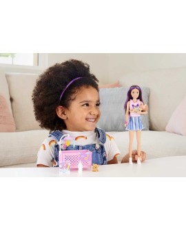 Barbie Opiekunka Usypianie maluszka + Lalka Skipper i bobas HJY33 MATTEL