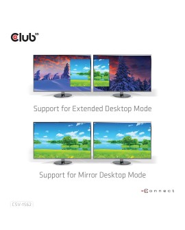 CLUB3D CSV-1562 stacja dokująca Dokujący USB 3.2 Gen 1 (3.1 Gen 1) Type-C Czarny