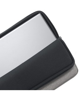 RIVACASE ETUI NA LAPTOP 13,3" SUZUKA, SZARE, Z MATERIAŁU WODOODPORNEGO