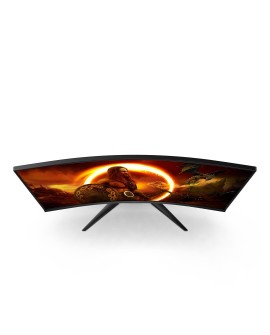AOC G2 C32G2ZE/BK monitor komputerowy 80 cm (31.5") 1920 x 1080 px Full HD LED Czarny, Czerwony