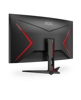 AOC G2 C32G2ZE/BK monitor komputerowy 80 cm (31.5") 1920 x 1080 px Full HD LED Czarny, Czerwony