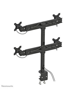 Neomounts FPMA-D700D4 uchwyt / stojak do monitorów 76,2 cm (30") Biurko Czarny