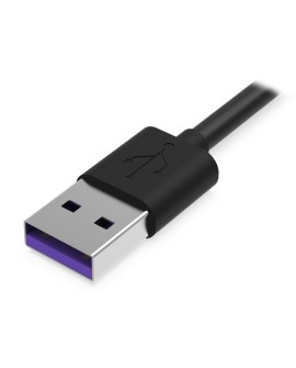 Kabel USB KRUX USB-C 1,2m Czarny