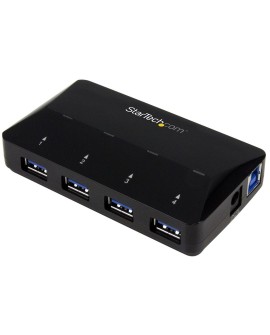 StarTech.com ST53004U1C huby i koncentratory USB 3.2 Gen 1 (3.1 Gen 1) Type-B 5000 Mbit/s Czarny