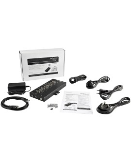 StarTech.com ICUSB234858I huby i koncentratory USB 2.0 Czarny