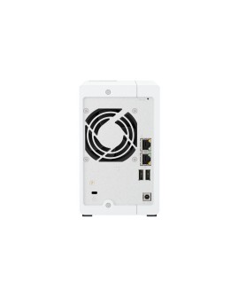 Qnap TS-216G, Tower, 2 x 2.5"/3.5" SATA, ARM 2.0GHz Quad core, 4GB, 1 x 2.5GbE + 1 x GbE, External adapter (PSU)