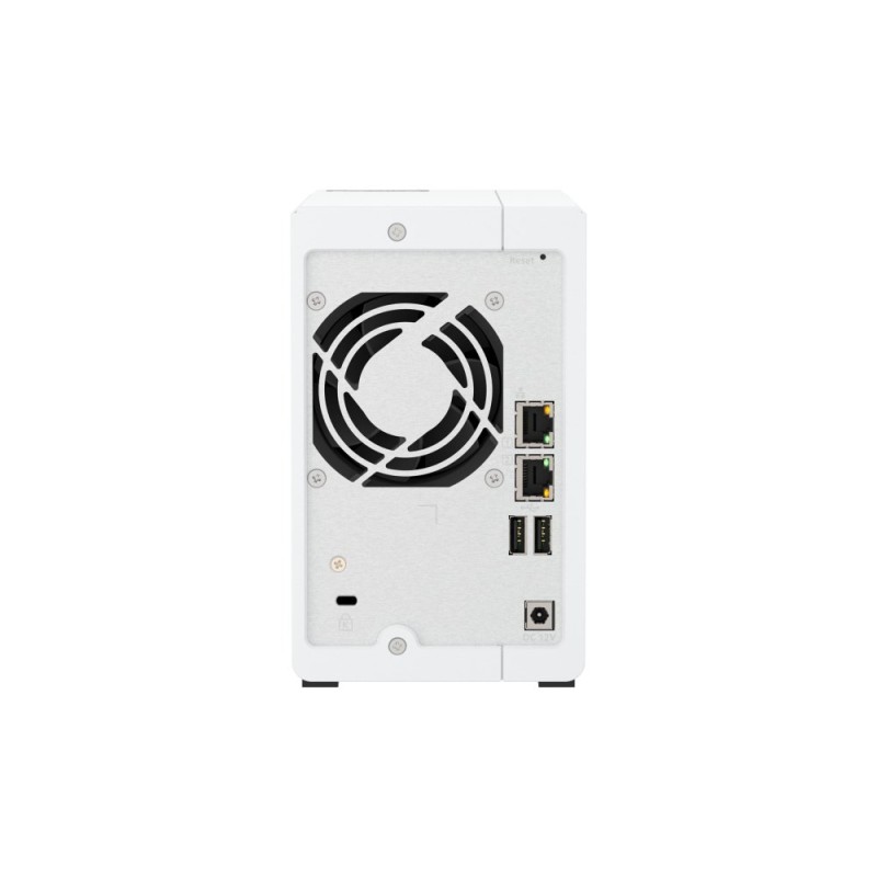 Qnap TS-216G, Tower, 2 x 2.5"/3.5" SATA, ARM 2.0GHz Quad core, 4GB, 1 x 2.5GbE + 1 x GbE, External adapter (PSU)