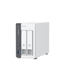 Qnap TS-216G, Tower, 2 x 2.5"/3.5" SATA, ARM 2.0GHz Quad core, 4GB, 1 x 2.5GbE + 1 x GbE, External adapter (PSU)
