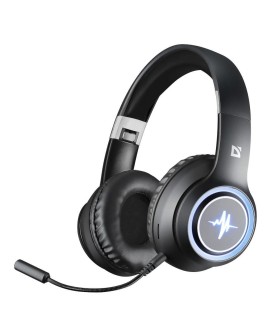 Słuchawki z mikrofonem Defender FREEMOTION B571 bezprzewodowe Bluetooth podświetlane + MP3 Player + mikrofon, czarne