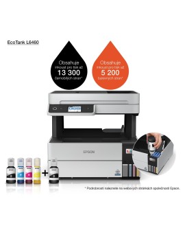 Epson EcoTank L6460 Atramentowa A4 4800 x 1200 DPI 37 stron/min Wi-Fi