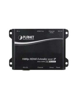PLANET IHD-210PR przedłużacz AV Amplituner Czarny