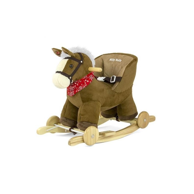 Koń na biegunach Polly dark brown