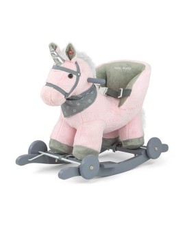 Koń na biegunach Polly różowy Pink Milly Mally