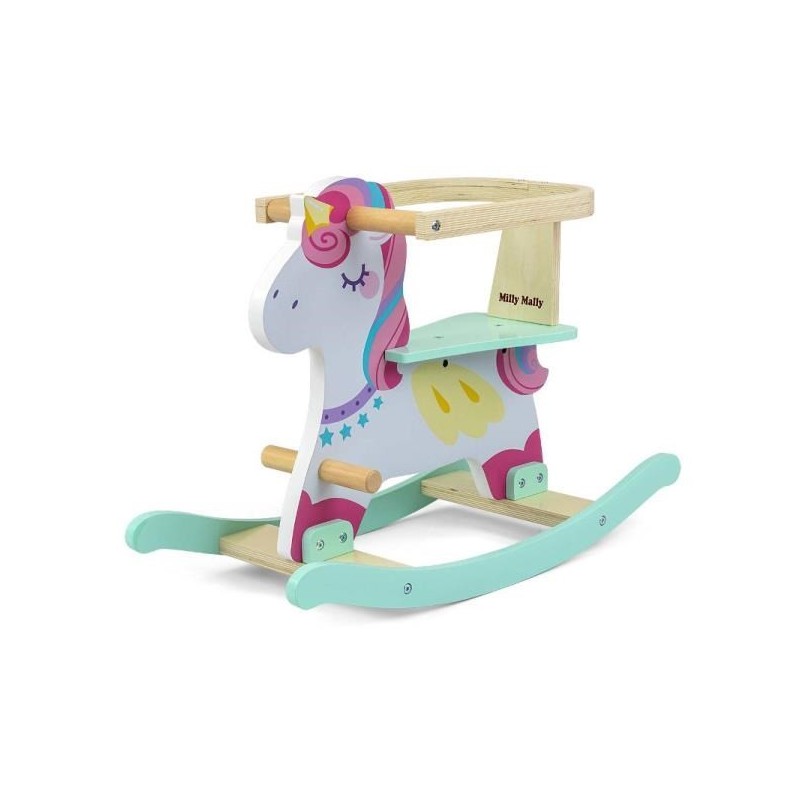 Koń na biegunach Lucky 12 Unicorn Milly Mally