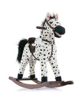 Koń na biegunach Mustang black dot