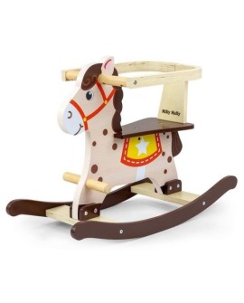 Koń na biegunach Lucky 12 Brown Milly Mally