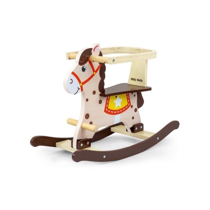 Koń na biegunach Lucky 12 Brown Milly Mally
