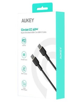 AUKEY CB-NCC2 KABEL USB-C QC PD 1.8M 3A 60W NYLON