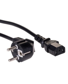 Akyga AK-PC-06A kabel zasilające Czarny 3 m CEE7/7 IEC C13