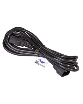 Akyga AK-PC-07A kabel zasilające Czarny 3 m C13 panel C14 panel