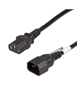 Akyga AK-PC-07A kabel zasilające Czarny 3 m C13 panel C14 panel