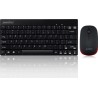 Zestaw bezprzewodowy klawiatura+mysz Perixx PERIDUO-712 Compact czarny Mini