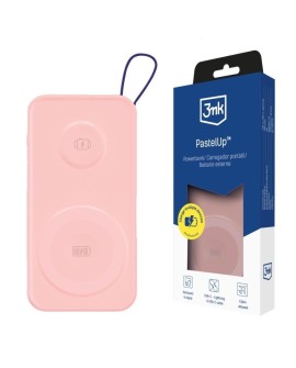 Powerbank 3mk PastelUp 10,000mAh 22.5W USB 1A1C - Pink