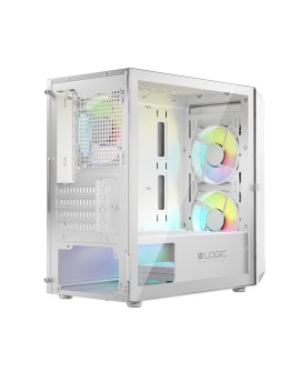 Obudowa Logic PORTOS ARGB MINI USB 3.0 Biała