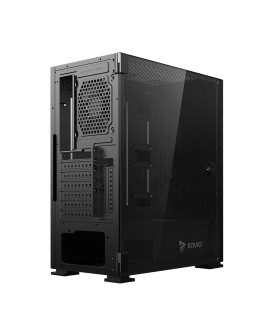 SAVIO Obudowa komputerowa Shadow X2 Mesh/Glass Czarna