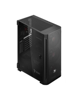 SAVIO Obudowa komputerowa Shadow X2 Mesh/Glass Czarna