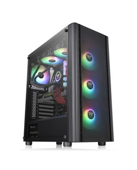 THERMALTAKE V250 AIR TEMPERED GLASS 3X12CM ARGB + 12CM - BLACK CA-1Q5-00M1WN-03