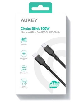 AUKEY CB-KCC102 KABEL USB-C QC PD 1.8M 5A 100W