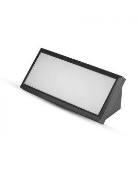 Oprawa ścienna LED V-TAC VT-8054 ukośna 12W IP65 4000K 1250lm (SKU 6808) Czarny